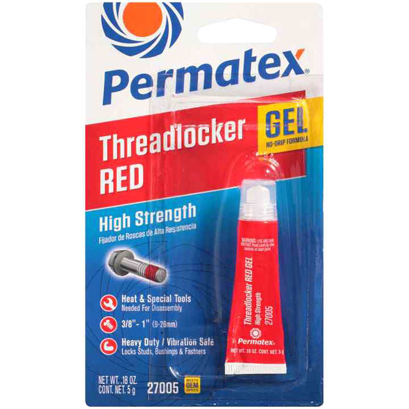 Porsche High Strength Threadlocker Gel Red - 0.18 oz 1890127005