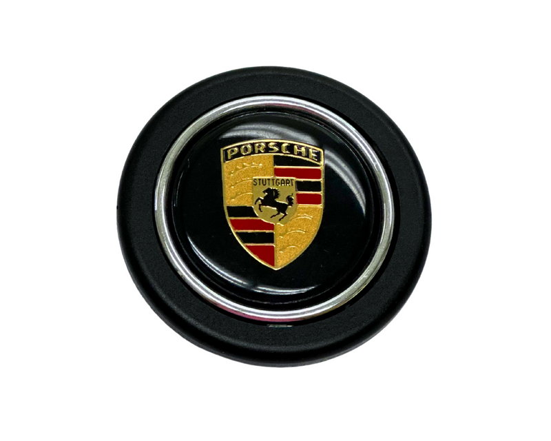 Porsche Horn Button With Chrome Ring for MOMO Steering Wheels 906637C