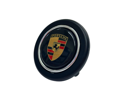 Porsche Horn Button With Chrome Ring for MOMO Steering Wheels 906637C
