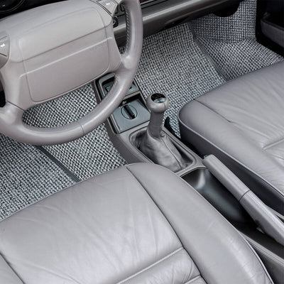Porsche Houndstooth Carpets Set - 911/930 69-98 CB-CRPT-BLK-1