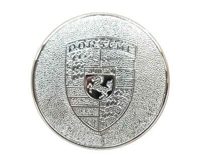 Porsche Hubcap Crest - Satin Silver - 911/912 65-68 901-559-801-01