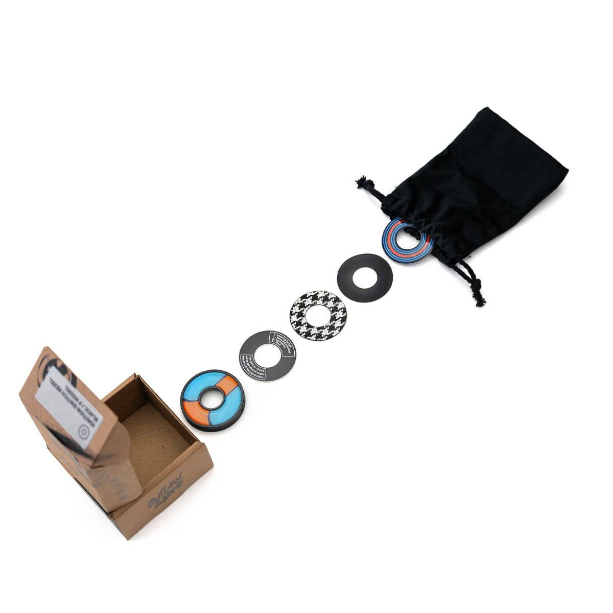 Porsche Ignition Switch Cover & Dash Trim Black - 911 65-73 CB-IGN-F-BL