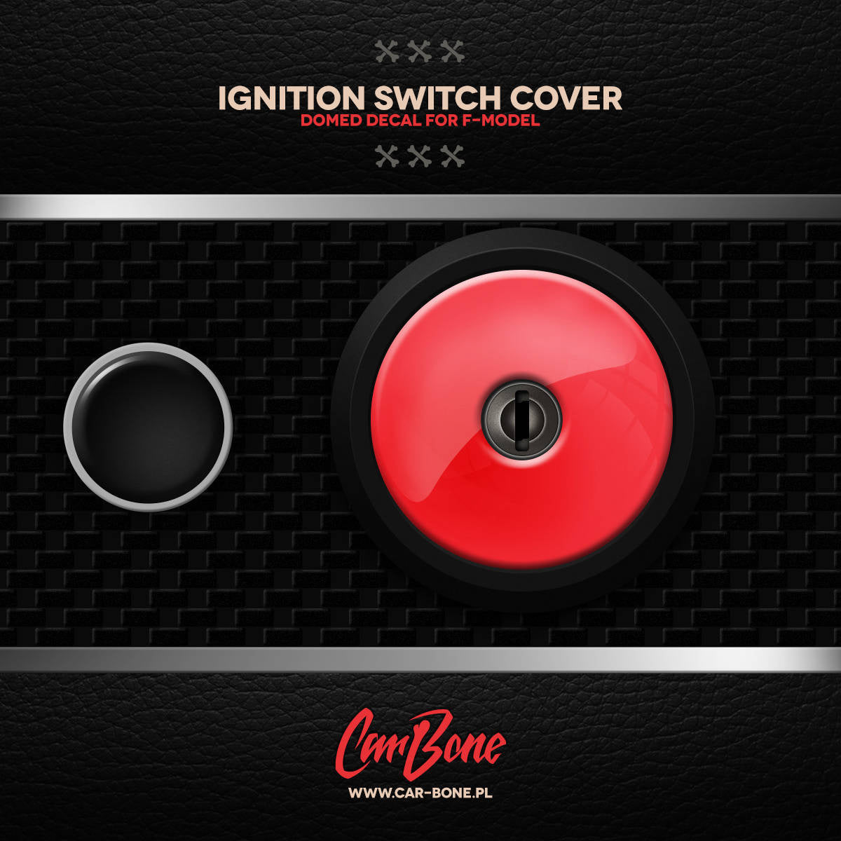 Porsche Ignition Switch Cover Decal - 911 65-73