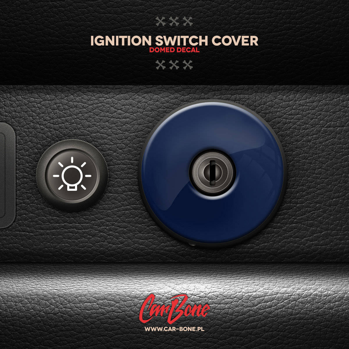 Porsche Ignition Switch Cover Decal - 911 74-98