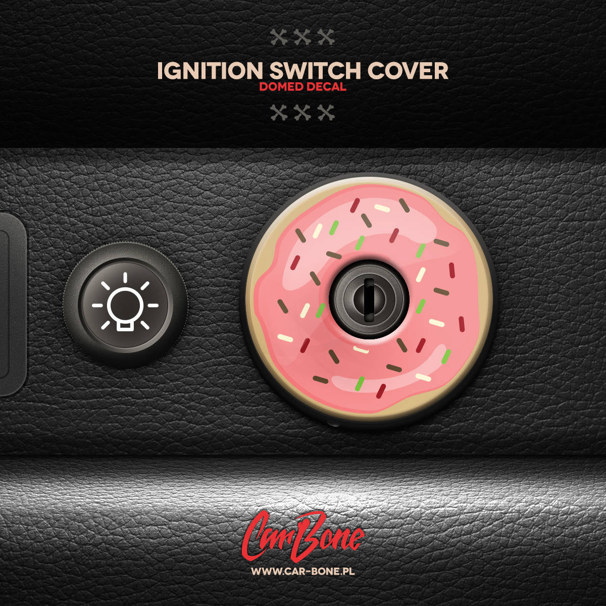 Porsche Ignition Switch Cover Decal - 911 74-98 CB-IGN-GMOD-1