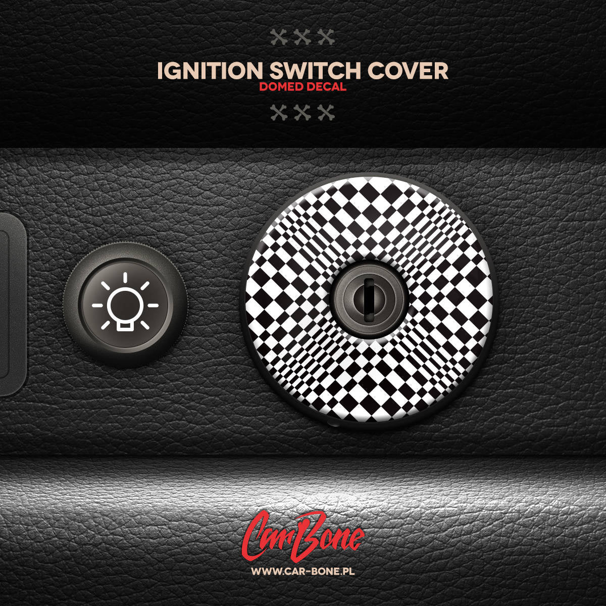 Porsche Ignition Switch Cover Decal - 911 74-98 CB-IGN-GMOD-1