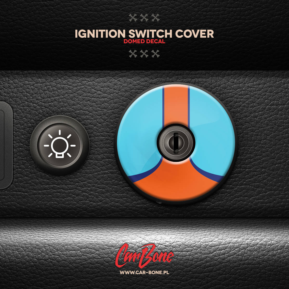 Porsche Ignition Switch Cover Decal - 911 74-98 CB-IGN-GMOD-1