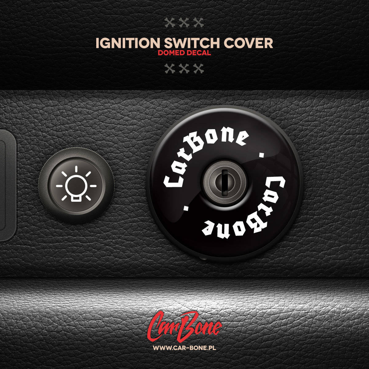 Porsche Ignition Switch Cover Decal - 911 74-98 CB-IGN-GMOD-1