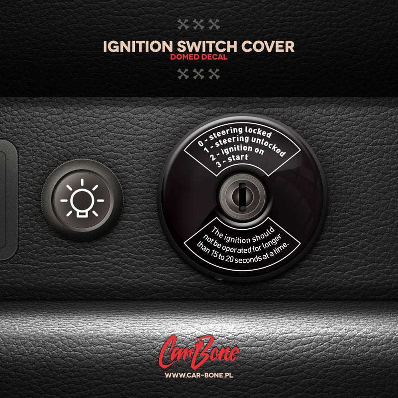 Porsche Ignition Switch Cover Decal - 911 74-98 CB-IGN-GMOD-1