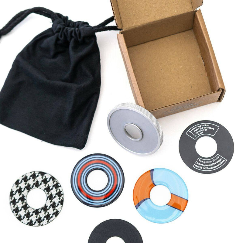 Porsche Ignition switch cover for G-model - 964 & 993 - Silver 73-98 CB-IGN-BEZL-S