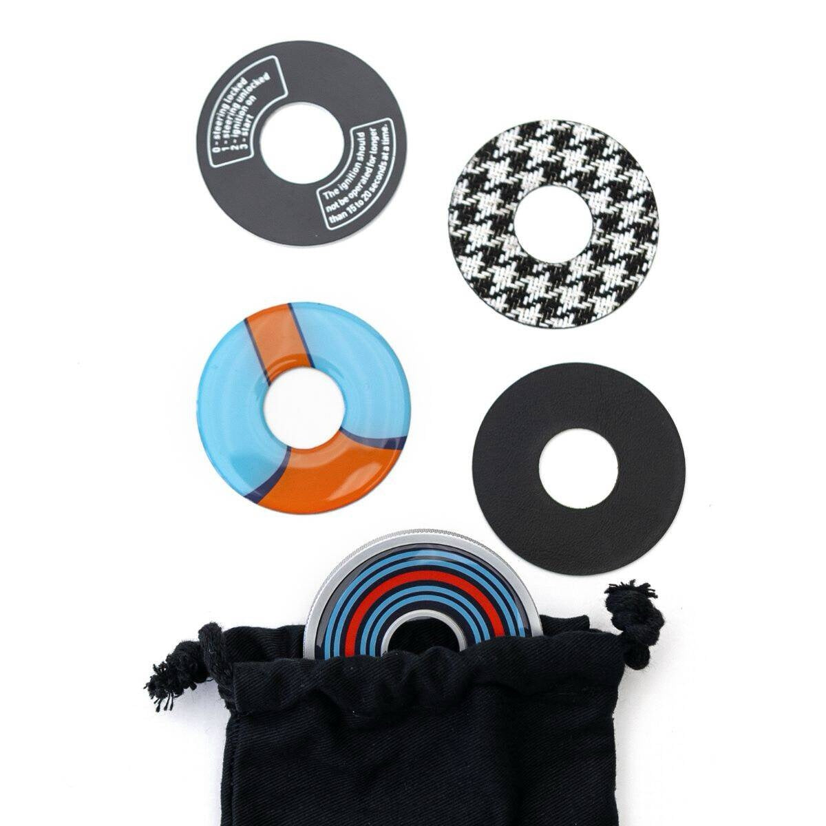 Porsche Ignition switch cover for G-model - 964 & 993 - Silver 73-98 CB-IGN-BEZL-S