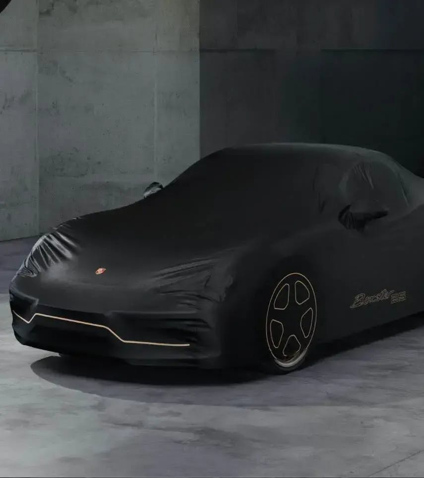 Porsche Indoor Car Cover In Boxster 25 Years Design - 98204400008 - 982 17-23 98204400008