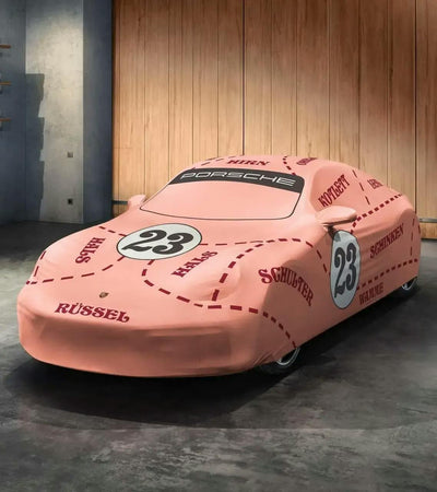 Porsche Indoor Car Cover Pink Pig Design - 99204401216 - 992 18-23 99204401216
