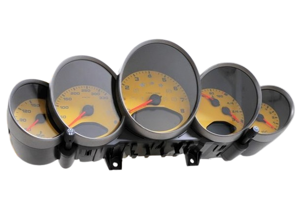 Porsche Instrument Cluster Speed Yellow - 911 05-08 9976419807512H