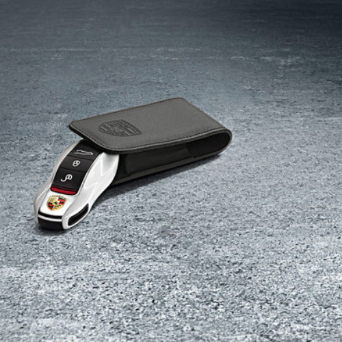 Porsche Key Pouch - Agate Grey - 911 65-89 - Boxster/Cayman 97-23 97004400108