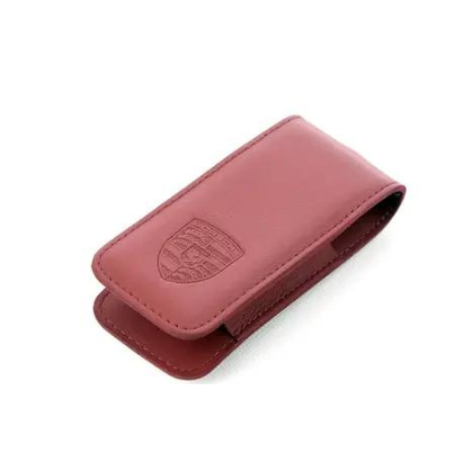Porsche Key Pouch Bordeaux Red - 911/Boxster/Cayman 65-23 97004400111