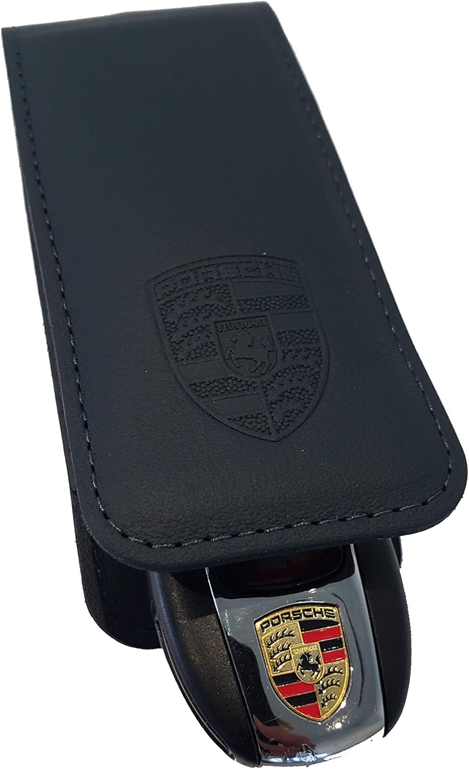 Porsche Key Pouch Graphite Blue - 911/Boxster/Cayman 65-23 - 97004400112 97004400112