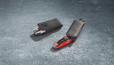 Porsche Key Pouch In Alcantara - Lava Orange - 911 65-89 00004400111M2A