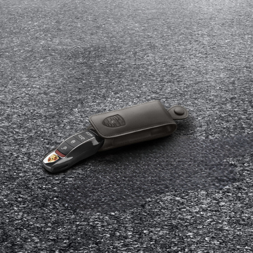 Porsche Key Pouch In Leather - Mojave Beige - 97004400113 - Macan 15-23 97004400113