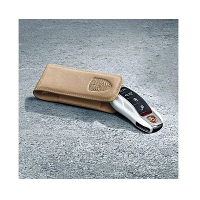 Porsche Key Pouch Luxor Beige - 97004400042 - 911/Boxster/Cayman 65-16 97004400042