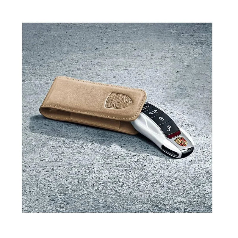 Porsche Key Pouch Luxor Beige - 97004400042 - 911/Boxster/Cayman 65-16 97004400042