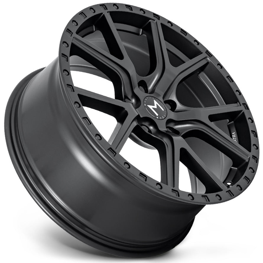 Porsche Knighthawk Front Wheel 66.56CB Satin Black 20x9 - Macan KNIGHTHAWK290-5112-00SB