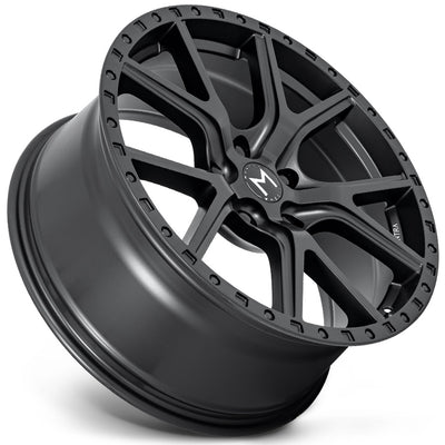 Porsche Knighthawk Rear Wheel 66.56CB Satin Black 20x9 - Macan KNIGHTHAWK290-5112-20SB