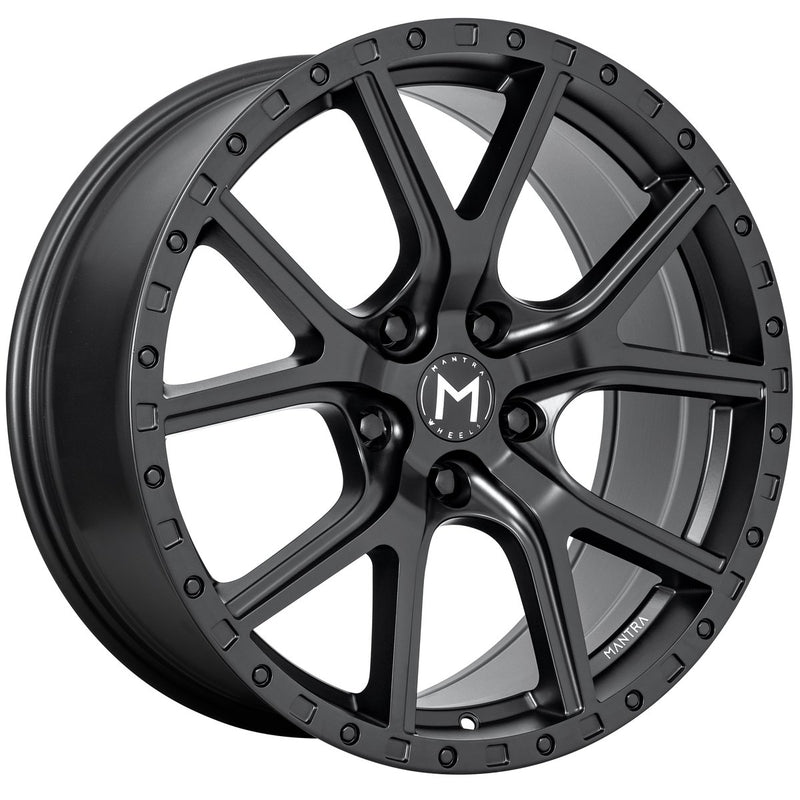 Porsche Knighthawk Rear Wheel 66.56CB Satin Black 20x9 - Macan KNIGHTHAWK290-5112-20SB