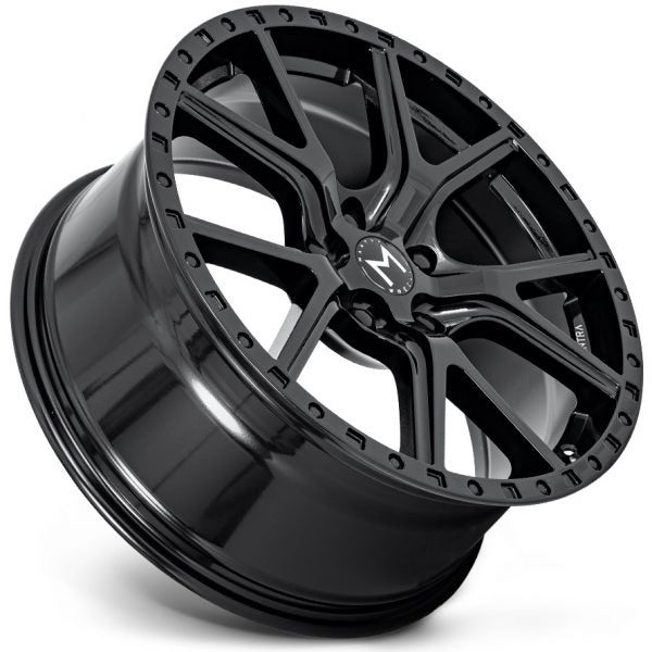Porsche Knighthawk Wheel CB71.6 Gloss Black 20x9 - Cayenne KNIGHTHAWK2090-5130-34-GB