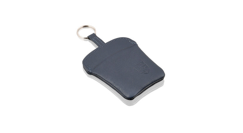 Porsche Leather Key Pouch Navy Blue PCG-044-100-01-7JX