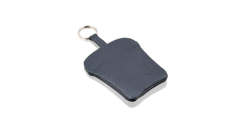 Porsche Leather Key Pouch Navy Blue PCG-044-100-01-7JX