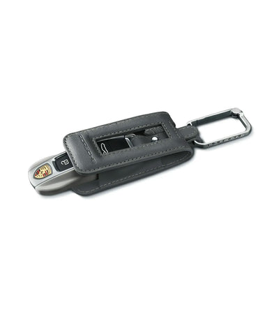 Porsche Leather Key Pouch Slate Grey - 971044003OU6 - 911 - Cayenne - Panamera - Taycan 971044003OU6