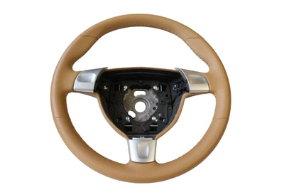 Porsche Leather Sports Steering Wheel - 911/Boxster/Cayman 05-08 99734780466T24