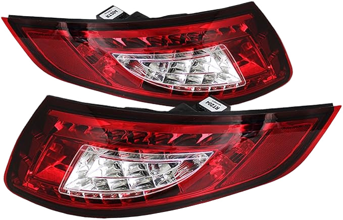 Porsche Led Tail Lights - Red Clear - 997 | 2005-2008 5037978