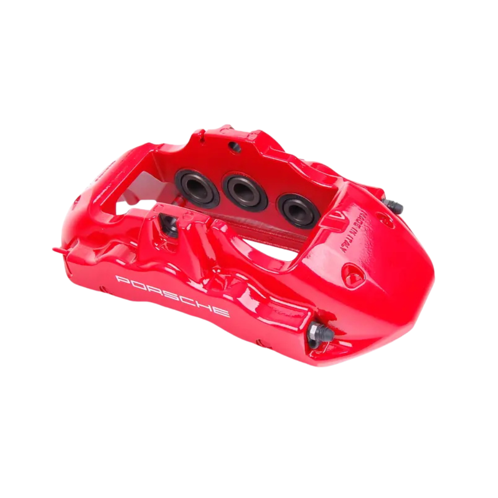 Porsche Left Disc Brake Caliper - Red - Cayenne | 2006-2010 955-351-421-61