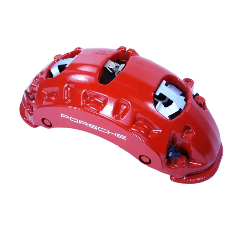 Porsche Left Disc Brake Caliper - Red - Cayenne | 2008-2010 955-351-421-70