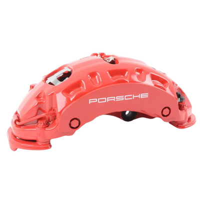 Porsche Left Disc Brake Caliper - Red - Cayenne | 2008-2010 955-351-421-70