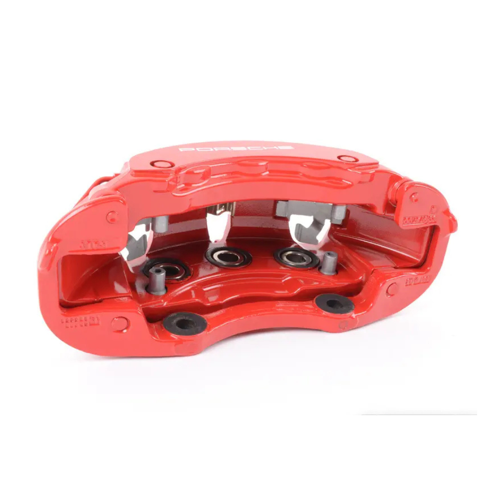 Porsche Left Disc Brake Caliper - Red - Cayenne | 2008-2010 955-351-421-70