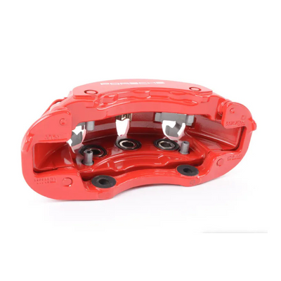 Porsche Left Disc Brake Caliper - Red - Cayenne | 2008-2010 955-351-421-70