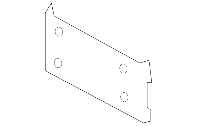Porsche License Bracket - Matte Black - Cayenne | 2019-2023 9Y0-807-287-AC-OK1