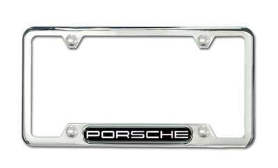 Porsche License Plate Frame - Sliver - Stainless Steel PNA70200900