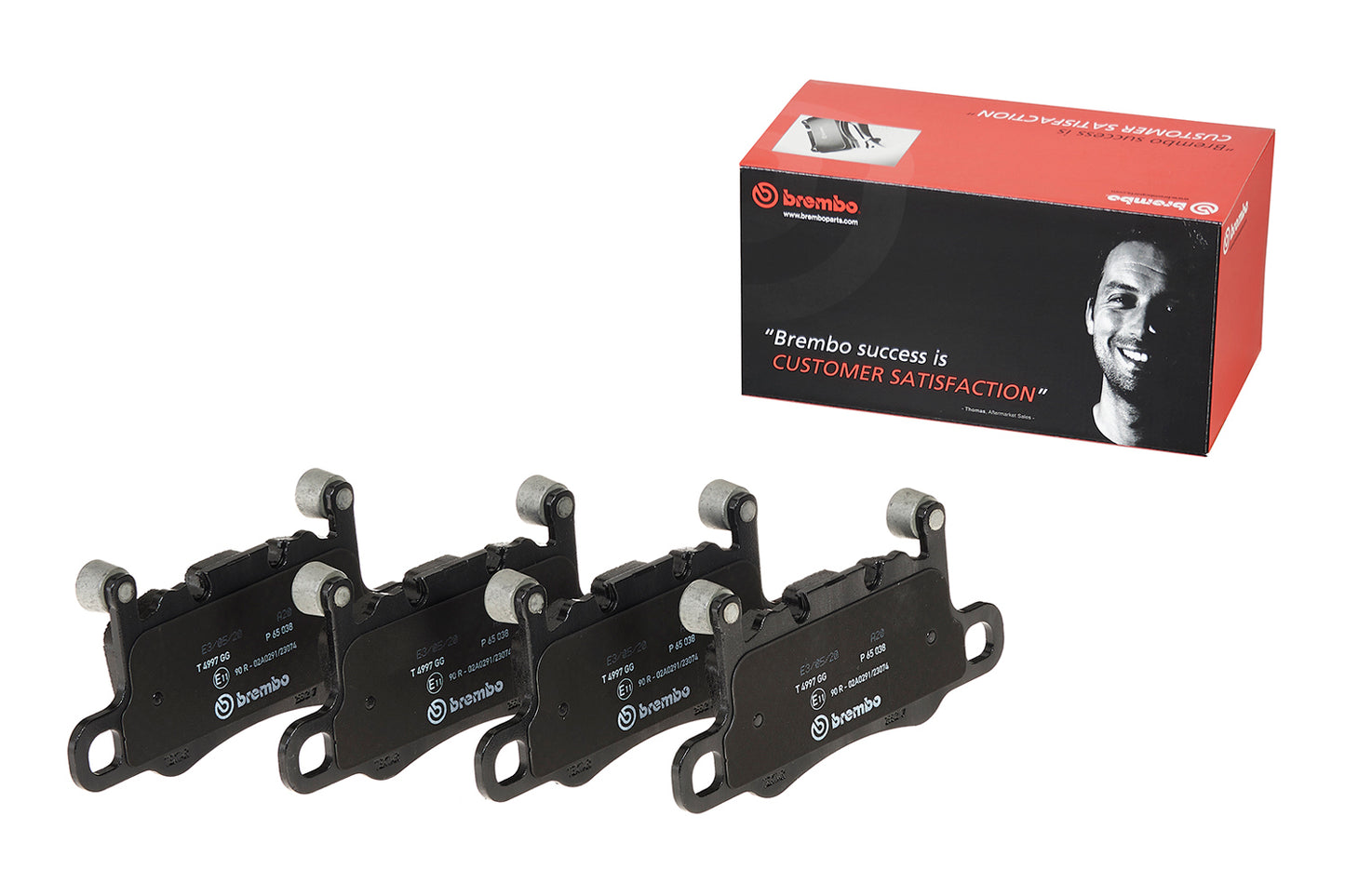 Porsche Low Metallic Brake Pads - 911/Cayman /Panamera 14-22 P65038