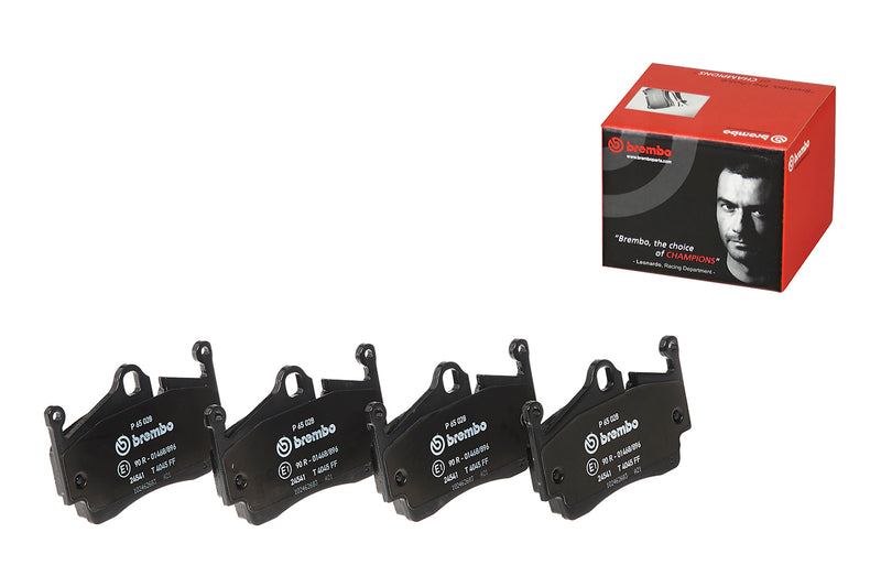 Porsche Low Metallic Brake Pads - Boxster/Cayman 05-23 P65028