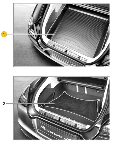 Porsche Luggage Compartment Liner - 97004400017 - Panamera 97004400017