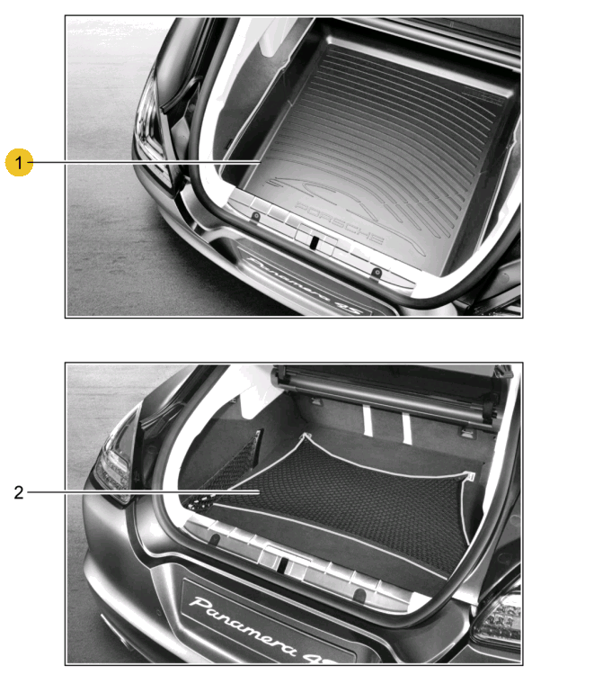 Porsche Luggage Compartment Liner - 97004400017 - Panamera 97004400017