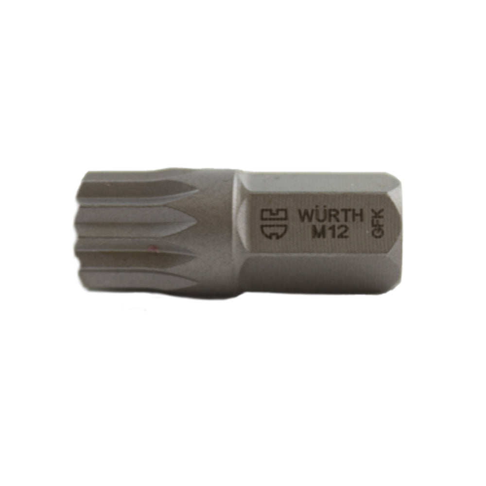 Porsche M12 Triple Square Drive Bit 1/4 in 0614788412