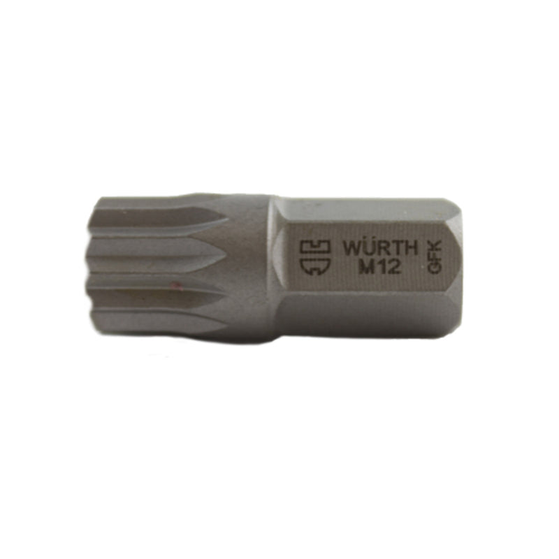 Porsche M12 Triple Square Drive Bit 1/4 in 0614788412