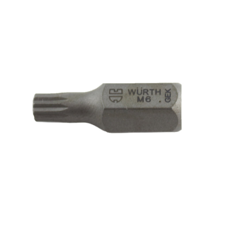 Porsche M6 Triple Square Drive Bit 1/4 in 0614788406