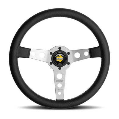 Porsche MOMO Prototipo Steering Wheel - Silver 350mm PRO35BK0S