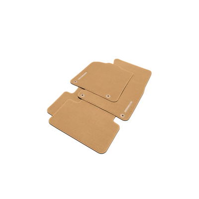 Porsche Macan Floor Mat Velour Luxor Beige - 95B864435B OR4 95B864435B-OR4